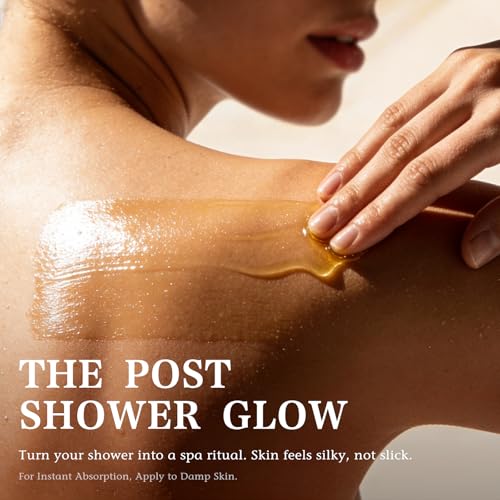 Fankr Body Firming Oil for Crepe Skin - After Shower Body Oil for Women, 72H Plumps, Tightens & Firms Skin, Natural Formula with 6 Botanical Oils, 3% Cactus Fruit & Hyaluronic Acid, Lightweight & Non-Greasy
