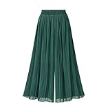 PLISSEE HOSE MATERIAL: Schlupfhose Damen Sommer aus weichstem und atmungsaktivem Chiffon- Stoff, extrem bequem.