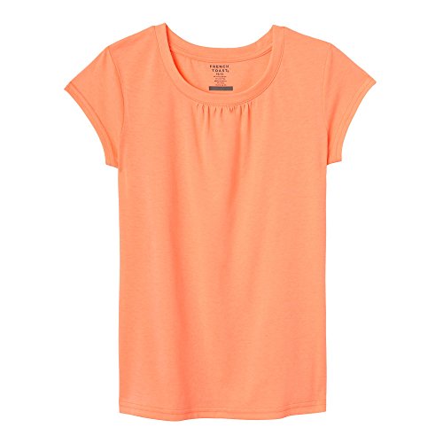 French Toast Girls' SS Crew Tee (Disc), OG Peach Smoothie, L (10/12)