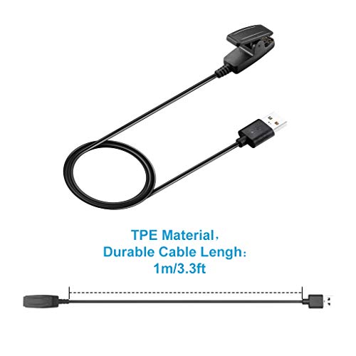 F Fityle Para Garmin Forerunner 230 235 630 Assista USB De Carregamento De Dados