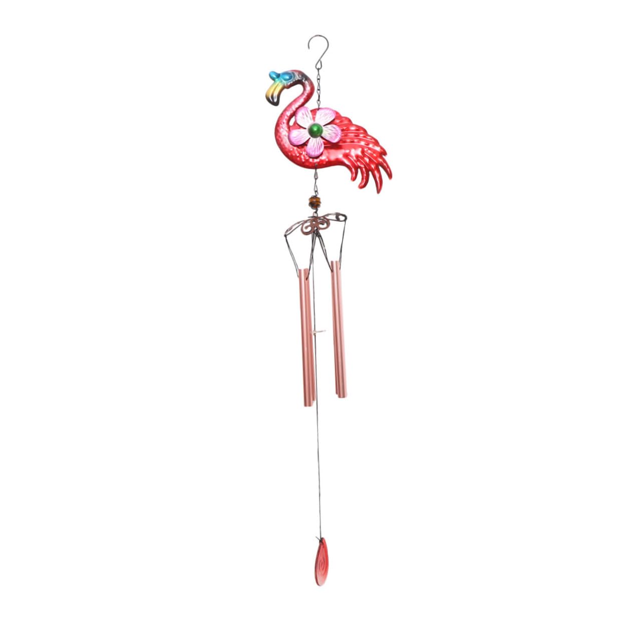 Hemobllo 3 Pièces Carillon Éolien pour La Maison Fabriqué à La Main Carillons Éoliens Accessoires De Bricolage À L'intérieur Flamants Roses Ornement Flamant Rose Artisanat Décorations Maman