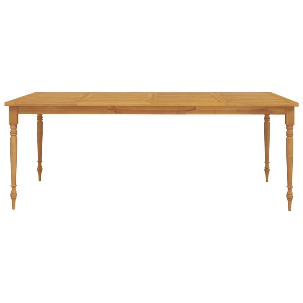 Revera Table Batavia 200 x 100 x 75 cm en bois massif de teck