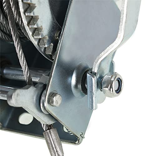 Winche manual para barco 1600lbs con cable de 10m miniatura 5
