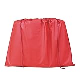 2 Piece Non-woven Breathable Dust-proof Drawstring Storage Pouch (Red)