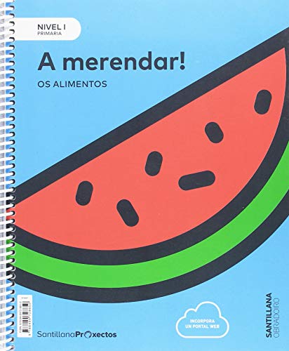Nivel i 1º Educacion Primaria ¡a Merendar! Os Alimentos Gallego