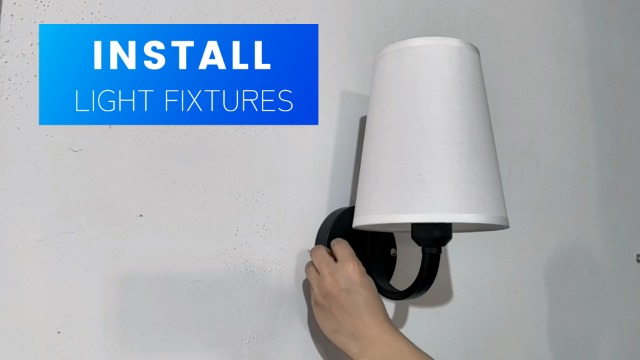 Image of Peel and Stick Wall Sconces, Stick On Wall Sconces Battery Operated, Wireless Adhesive Wall Sconce with 10000mAh Battery Corn Bulb, No Drilling Wall Lamp for Bedroom Living Room