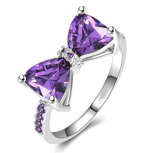 Anneaux rings bijoux femmes hommes arc-en-ciel zircon pour alliance mince