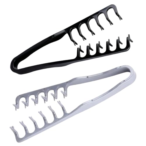 2 Packs Texture Comb - Wide & Fine-Tooth Volumizing Hair