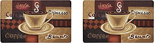 Achim Home Furnishings Anti Fatigue Mat, 18 x 30, Coffee, Multi (2), Multi Color