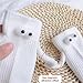 Couple Holding Hands Socks,Magnetic Suction 3D Doll Couple Socks, Cute Doll Couple Sock