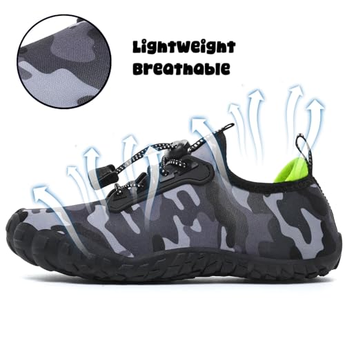 Image of Quickshark Kids Water Shoes Boys Girls Barefoot Aqua Socks Outdoor Indoor Quick Dry Sandals Lightweight Slip On Walking Sneakers for Beach Pool Swim (Little Kid /Big Kid)