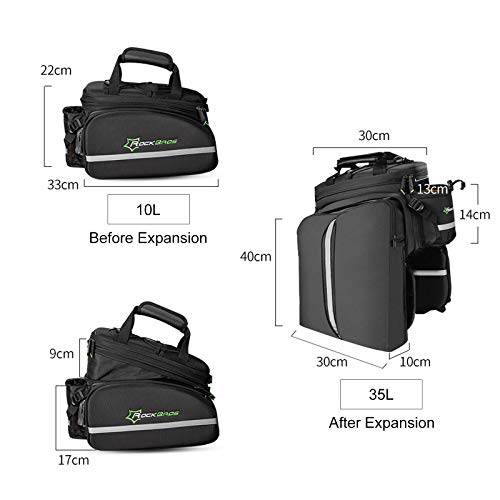 Rockbros Fahrradtasche für Gepäckträger wasserdichte Transportlösung