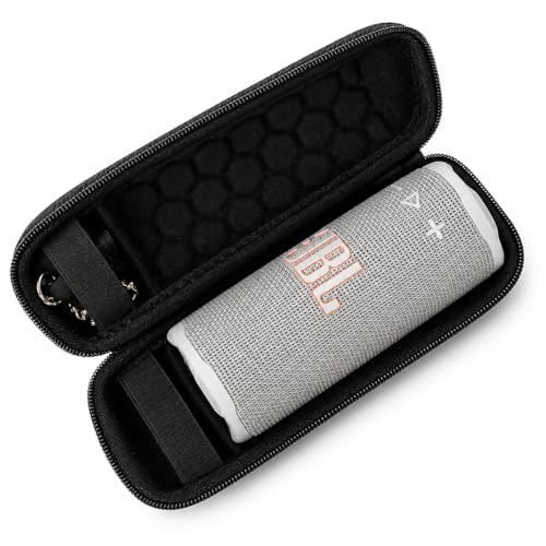 Image of Travel Carry Case for New JBL Flip 7, 6, 5, 4, 3 Portable Speaker, Shockproof, Dustproof, Protective Cover Storage Bag (Black Inside)