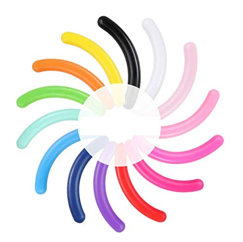 JQYXSS 20Pcs Newest Eyelash Curler Refill Pads Replacement Pads for Universal Eyelash Curler (Mixed Color)