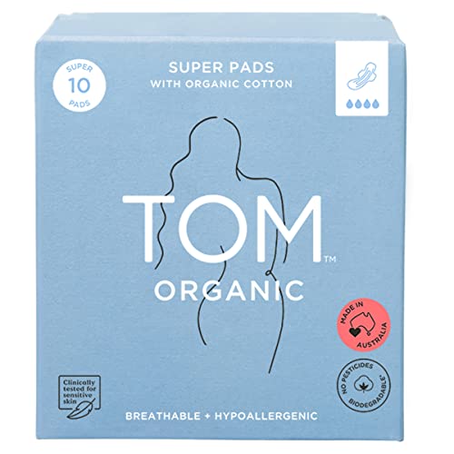 TOM Organic Super Ultra Thin Pads, 10 count