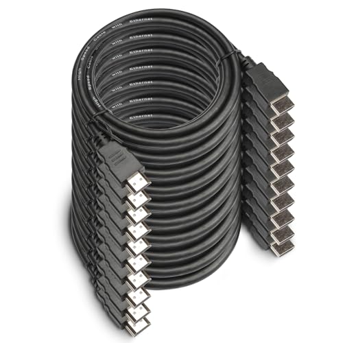 OREI Ultra High Speed 4kHDMI Cable 6ft – High-Speed 10.2Gbps, 3D, ARC, Ethernet – Premium 6ft HDMI Cable for TVs, Monitors, Home Theater & Gaming (50 Pack) by OREI - Used condition - US$101.24
