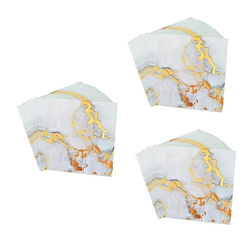 UPKOCH 120 Pçs Suprimentos De Guardanapos De Festa De Papel De Aniversário Guardanapos Toalhas De Ca