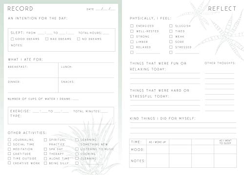 Self-Care: A Day And Night Reflection Journal (90 Days) (Inner World) #TOP6
