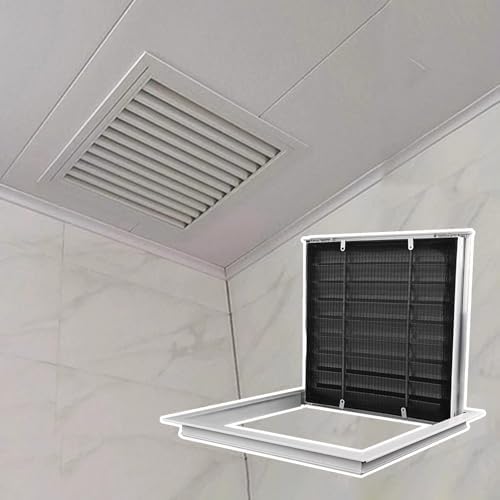 Louvered Vented Access Panel for Ceiling - Dust-Proof Electrical Access Door, Custom Size Kitchen & Attic Wall Inspection Hatch, Ideal for Drywall Installation