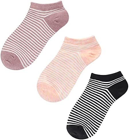 DarkCom 8 or 10 Pairs Ladies Trainer Socks, Ankle Sport Socks Women, Cotton
