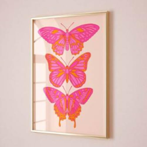 Affiches impressions sur toile papillon : sublimez un grand mur vide
