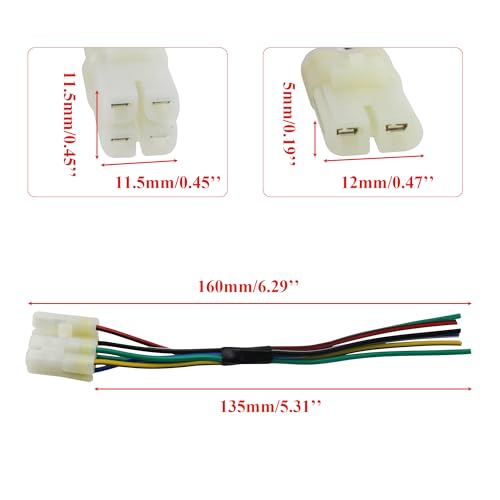 Image of PRO BAT CDI Cable Wire Harness Plug GY6 4 Stroke 50cc-150cc Scooter Moped ATV Go Kart Quad Buggy Taotao Sunl 4+2 Pin