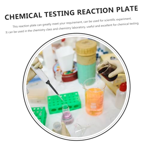 Plaque de réaction porcelaine à cavités pour tests chimiques précis