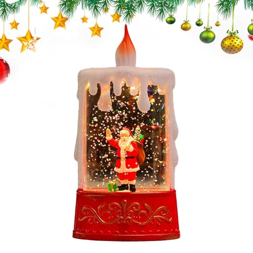 Linterna navideña con agua e iluminación como regalo ideal para sorprender a niños 7