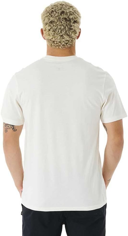 Rip Curl Keep On Trucking Short Sleeve T-Shirt in Bone