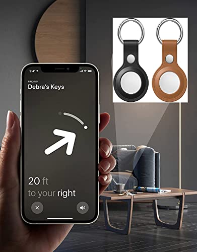 BOBOZHONG Custodia AirTag,2pcsCover Custodia