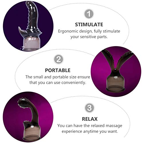 ARTIBETTER 1 Conjunto G Tampa da Cabeça Do Estimulador de Pontos E Acessório de Varinha Mágica da Ta