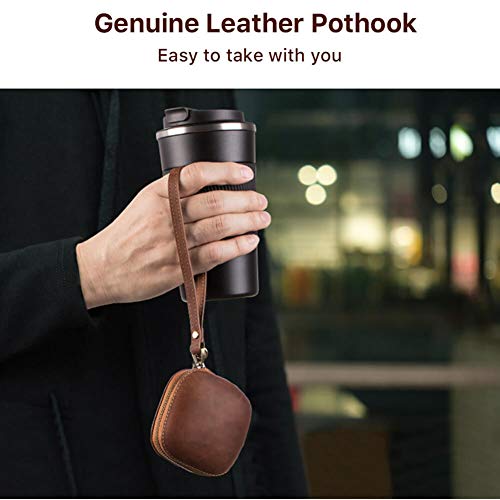 Hiram Powerbeats Pro Leather Case,Crazy Horse Leather Powerbeats Pro Case For Men And Women, Men's Leather Travel Case For Powerbeats Pro(Brown)… #TOP5