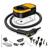 Gautye Steam Cleaner, 3 Level Adjustable Handle,15s Heat Up, Black