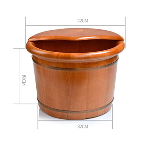 Tina de Madera para Pies Barril Spa para Baño de Pies miniatura 5