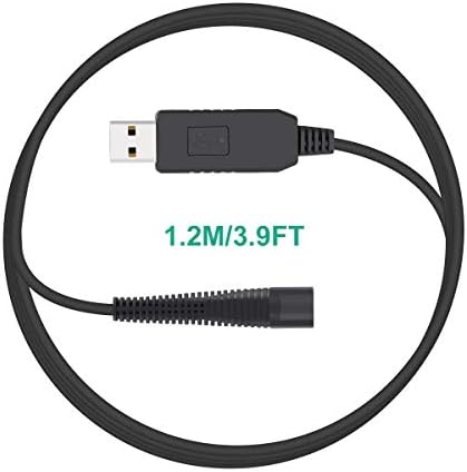 AIEVE Charger for Braun Shaver,USB Charger Cable 12V Power Cable for Braun Beard Trimmer Shaver Series 3, Series 7, Series 9,Series 1,3020S,3080S,760CC,790CC,340s,5190cc,5210,9095cc