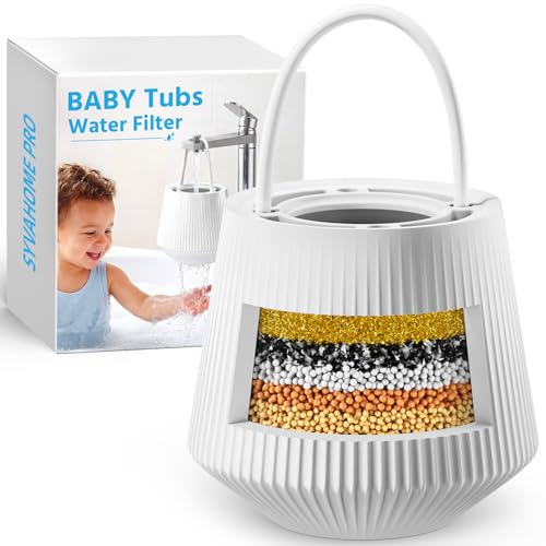 Baby Bath Tub Water Filter for Hard Water & Chlorine, Bath F
