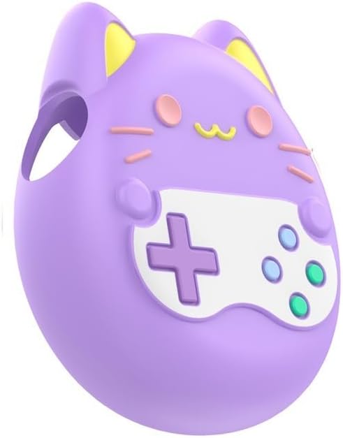 Silicone Case Slim Silicone Protective Case For Tamagotchi Paradise Virtual Pet Machine Non-Slip Gaming Device Cover(Purple)