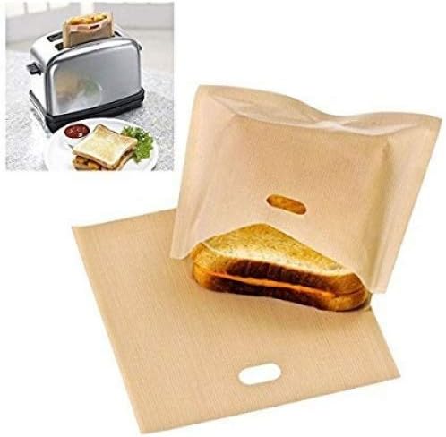 Photizo Reusable Toaster Bag Sandwich Bags Non Stick Bread Bag Toast Heating Food Bags