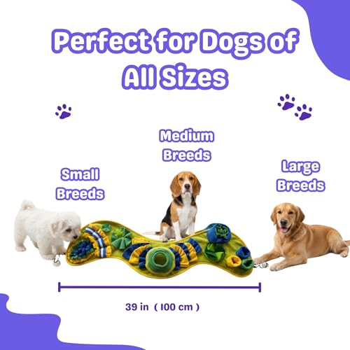 PAWLUDE Snuffle Mat for Dogs & Cats - Slow Feeder Dog Enrichment Puzzle Toy — view 5