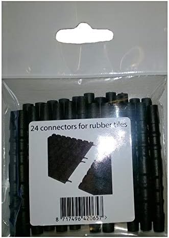 Aslon Rubber Playground Tile Interlocking Pins - Bag 24pcs