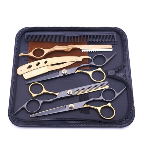 Ciseaux à cheveux professionnels ciseaux amincissants texturants outils A7-