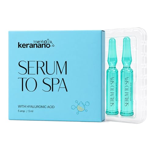 Image of keranano Serum To Hair Spa Ampoule for Instant Soft, Shiny & Smooth Hair | Deep Nourishing Hair Treatment for Dry, Frizzy & Damaged Hair | Water Activated Hair Spa Mask (5x25ml)