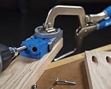 Kreg R3 Jr. Pocket-Hole Jig System - Portable Kreg Pocket-Hole Jig - Easy Clamping & Adjusting - Includes Positioning Sliders - For Materials 1/2" to 1 1/2" Thick