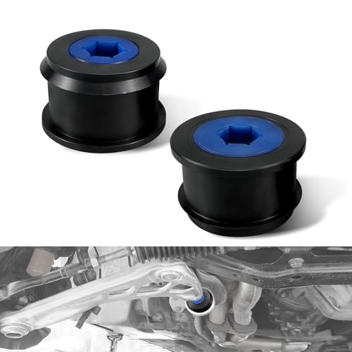 Bevinsee 80A Front Lower Control Arm Bushings Poly Compatible with BMW E46 Z4 E85 E86 320i 323i 325i 330i 325Ci 330Ci, Control Arm Poly Bushing Replacement for 31126757623, 31126777850, 31126783376