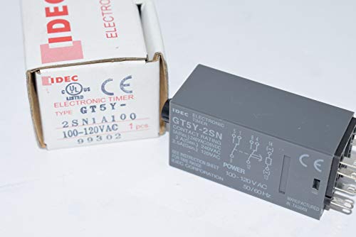 IDEC GT5Y-2SN1A100 5A, Blade Plug-in, DPDT, Timer