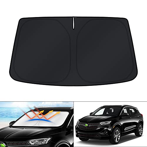Image of KUST Windshield Sun Shade for Buick Encore GX Accessories 2020-2025 2026 Sunshade Window Sun Visor Protector Foldable Blocks UV Rays Keep Your Car Cooler