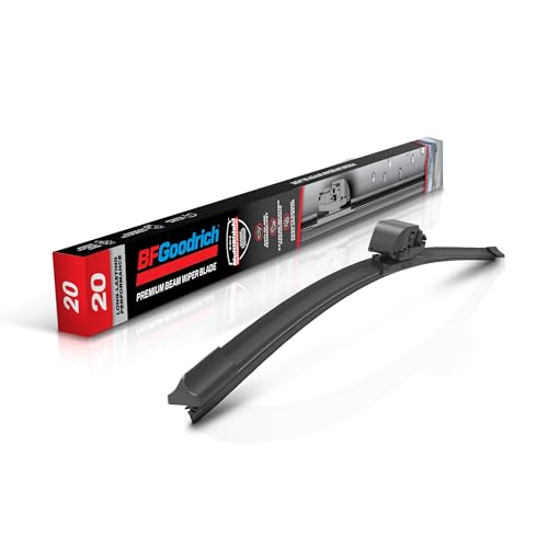 BFGoodrich Premium Beam Windshield Wiper Blade Ceramic Coated 4-in-1 MultiShield, All-Weather Car Wiper Blade Replacement, OEM Fit Automotive Windshield Wipers (20 IN)