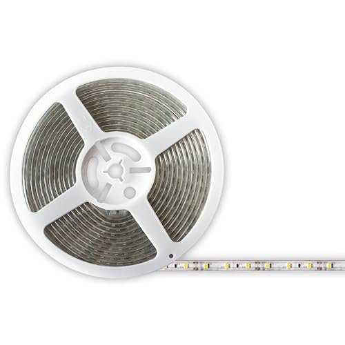 V-TAC Striscia Led da Interno SMD 3528 8W - 5 Metri - Strisce LED Adesiva per Casa, Cucina, Camera, Ambienti Interni - Nastro LED Luminoso 800 Lumen - Alimentata 12V - Luce Bianco Freddo 6500K