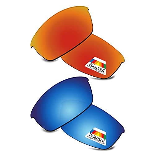 Image of Bwake Replacement Lenses for Oakley Flak Jacket Sunglasses POLARIZED - 100% Perfectly Fit | Easy to Install | Anti Scratch