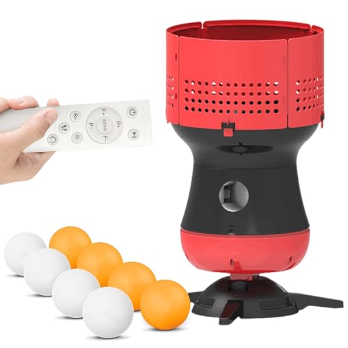 Robot da ping pong - Controllo senza fili, capacità di 90 palline, macchina automatica da ping pong con serbatoio rimovibile